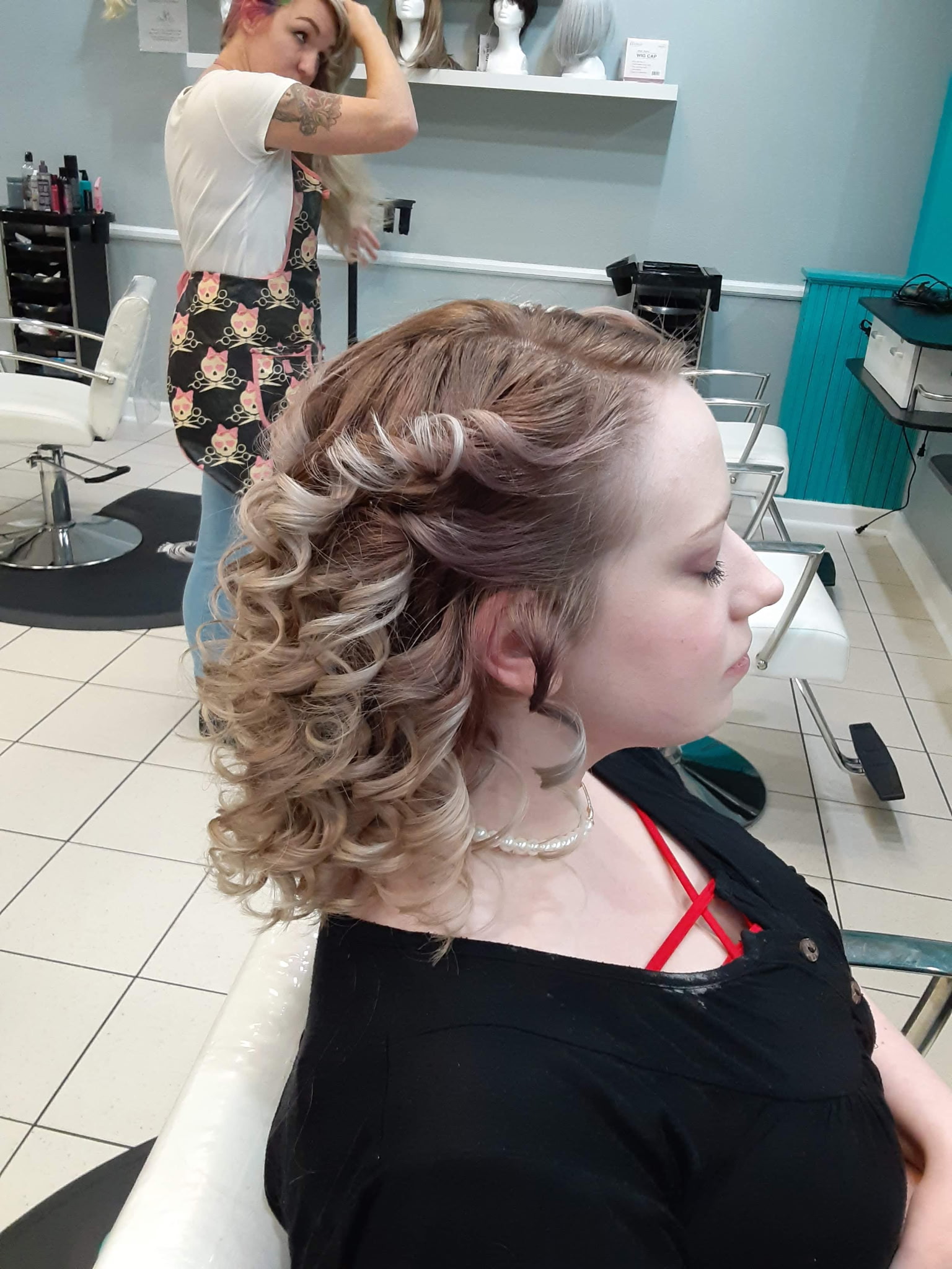 Salon work